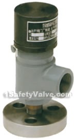 single flange safety valve